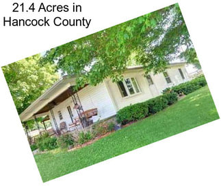 21.4 Acres in Hancock County