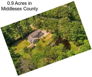 0.9 Acres in Middlesex County