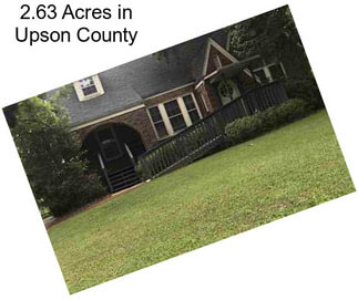 2.63 Acres in Upson County