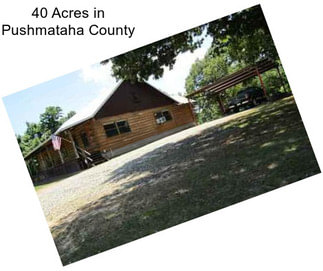 40 Acres in Pushmataha County