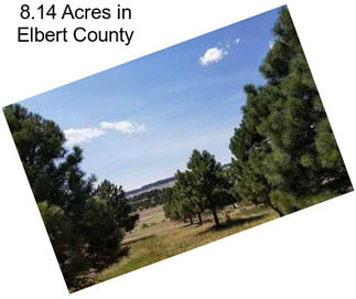 8.14 Acres in Elbert County