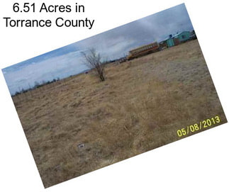 6.51 Acres in Torrance County