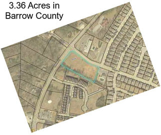 3.36 Acres in Barrow County