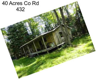 40 Acres Co Rd 432