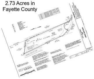 2.73 Acres in Fayette County