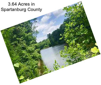 3.64 Acres in Spartanburg County