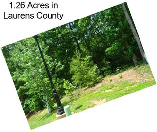 1.26 Acres in Laurens County