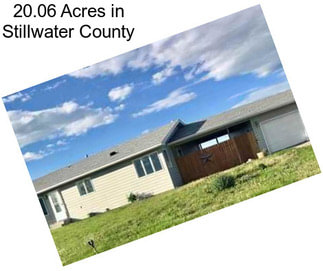 20.06 Acres in Stillwater County