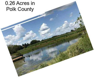 0.26 Acres in Polk County