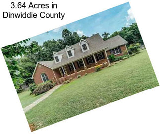 3.64 Acres in Dinwiddie County