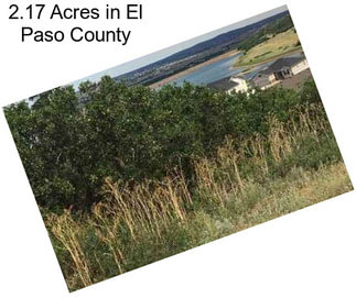 2.17 Acres in El Paso County