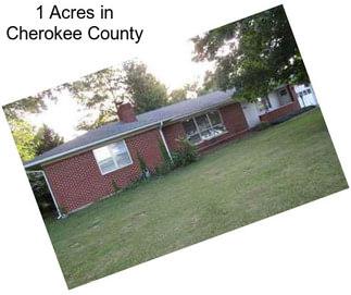 1 Acres in Cherokee County