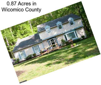 0.87 Acres in Wicomico County