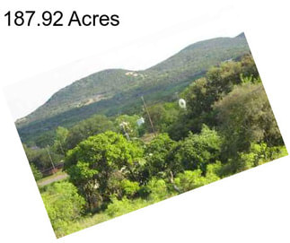 187.92 Acres