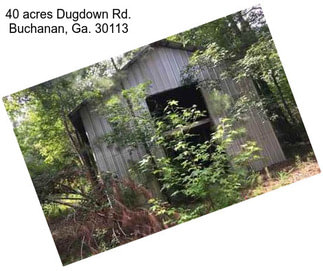 40 acres Dugdown Rd. Buchanan, Ga. 30113