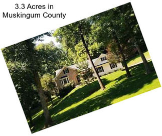 3.3 Acres in Muskingum County
