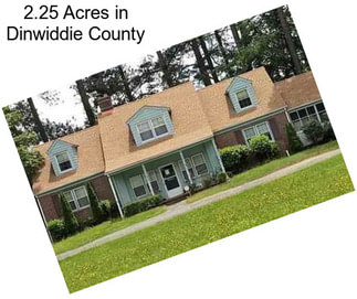 2.25 Acres in Dinwiddie County