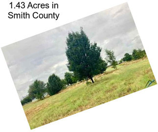 1.43 Acres in Smith County