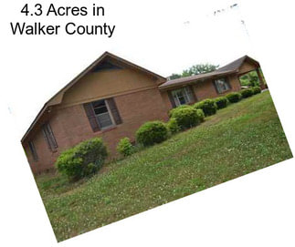 4.3 Acres in Walker County