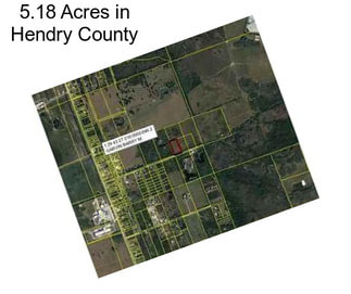 5.18 Acres in Hendry County