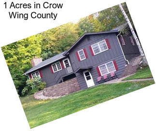 1 Acres in Crow Wing County