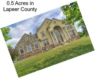 0.5 Acres in Lapeer County