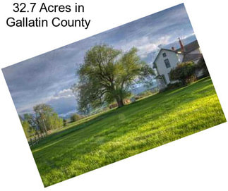 32.7 Acres in Gallatin County