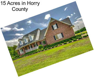15 Acres in Horry County