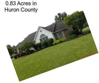 0.83 Acres in Huron County