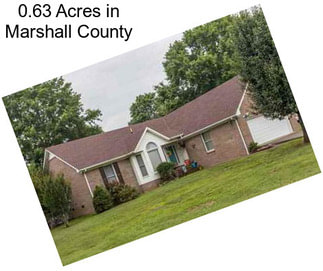 0.63 Acres in Marshall County