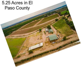 5.25 Acres in El Paso County