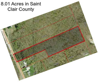 8.01 Acres in Saint Clair County