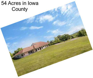 54 Acres in Iowa County