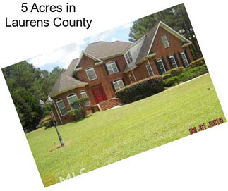 5 Acres in Laurens County