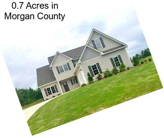 0.7 Acres in Morgan County