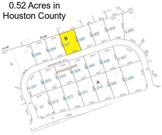 0.52 Acres in Houston County