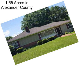 1.65 Acres in Alexander County