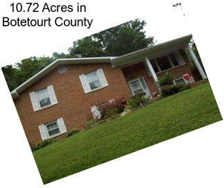10.72 Acres in Botetourt County