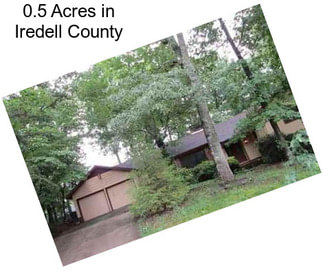 0.5 Acres in Iredell County