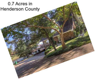 0.7 Acres in Henderson County