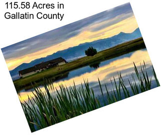 115.58 Acres in Gallatin County