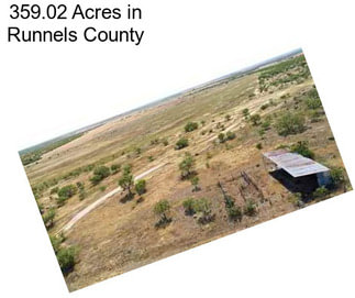 359.02 Acres in Runnels County
