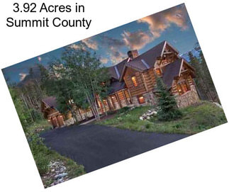 3.92 Acres in Summit County