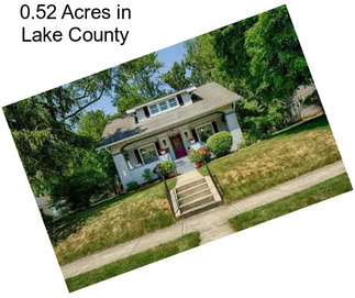 0.52 Acres in Lake County