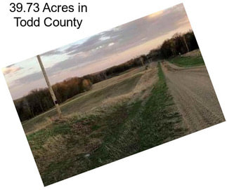 39.73 Acres in Todd County