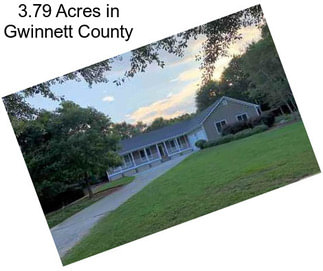 3.79 Acres in Gwinnett County