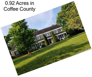 0.92 Acres in Coffee County