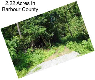 2.22 Acres in Barbour County