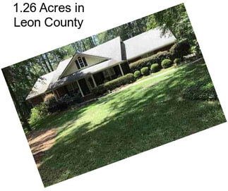 1.26 Acres in Leon County