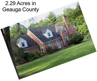 2.29 Acres in Geauga County